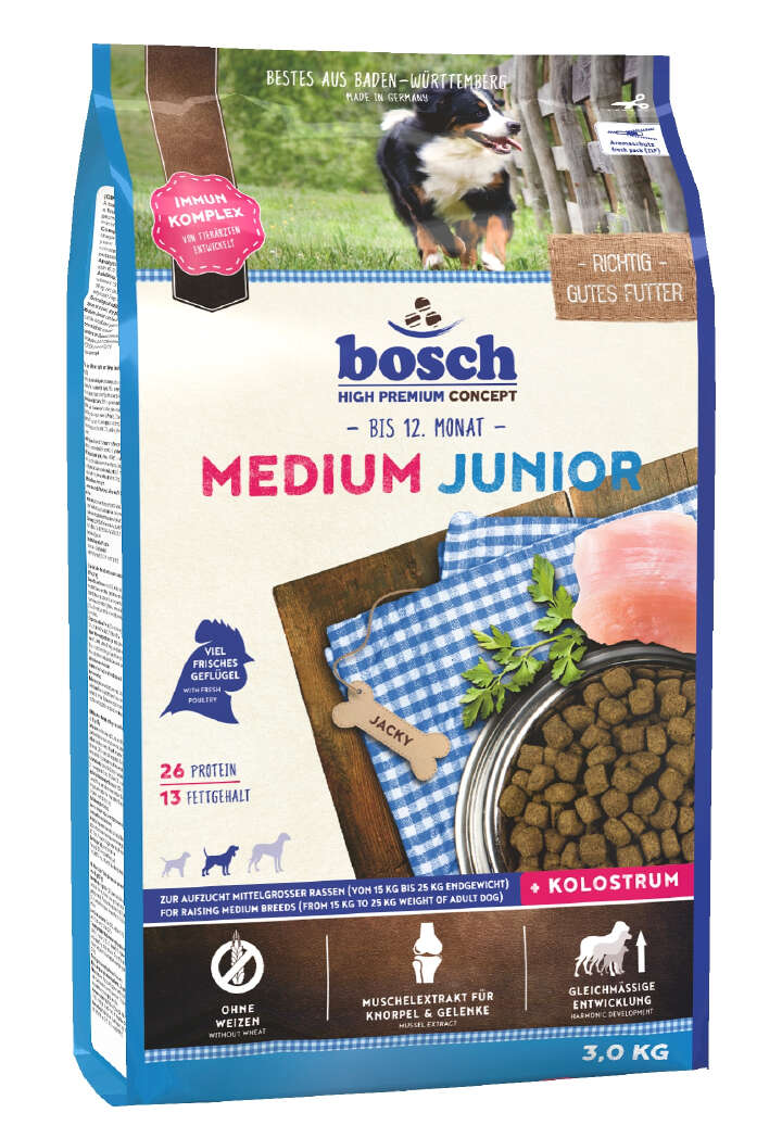 bosch Hunde-Trockenfutter Medium Junior